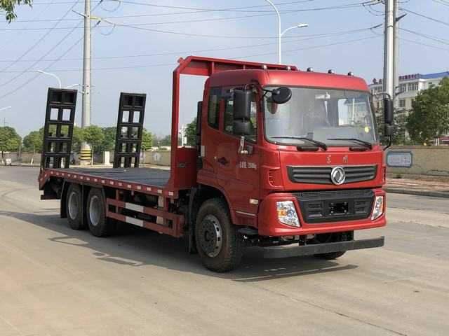 國六東風(fēng)后雙橋平板運(yùn)輸車